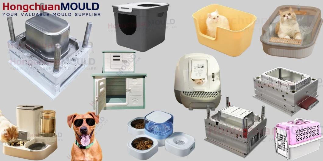 Professional Plastic Automatic Cat Litter Box Injection Mould Design