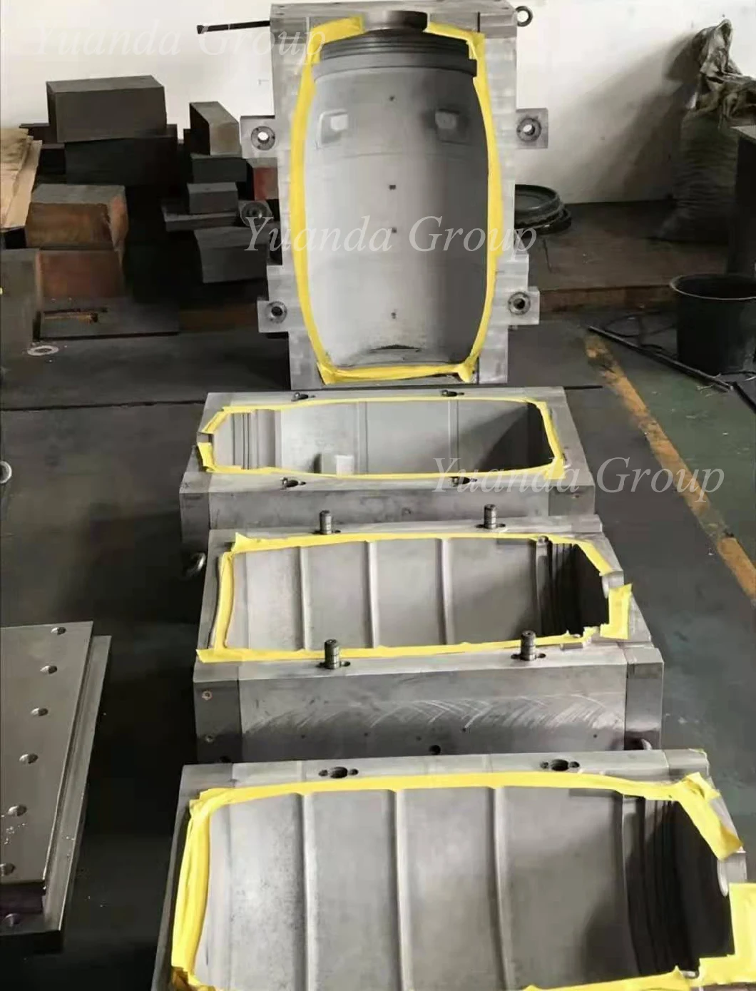 Automatic Plastic Pet Preform Oil Water Filling Bottle Can Jar Injection Stretch Make Making Blower Blow Blowing Mould Moulding Mold Molding Machinery Machine