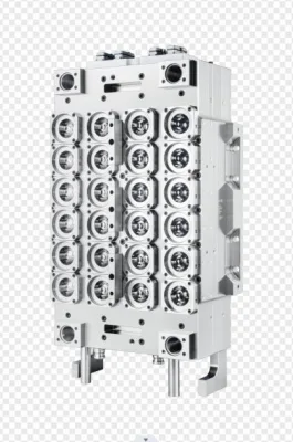 144 Cavities Jar Preform Mold Pin Valve Gate avec Hot Runner