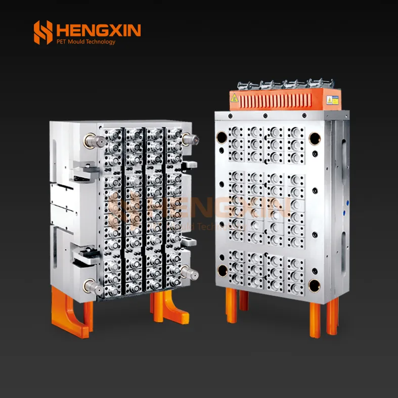 Couvercle de moule de fermeture de moule de bouchon d'eau minérale de 48 cavités, moule de couverture avec le moule De chapeau de fente de canal chaud Molde De Tapa